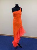 Orange Prom Dress