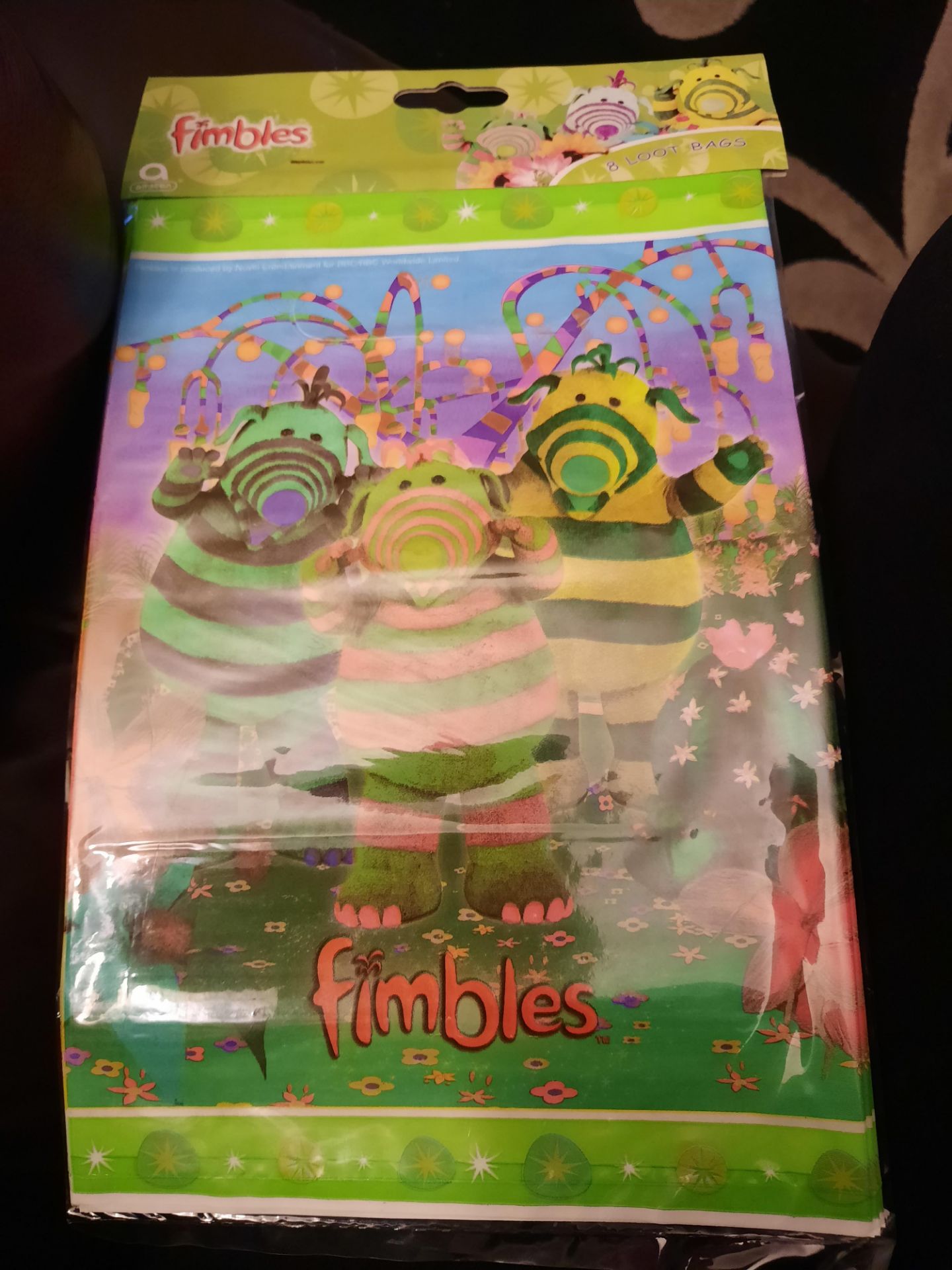 Fimbles Party/Loot Bags. Box of 100 Packs - Image 2 of 3