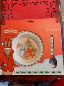 Royal Doulton Bunnykins Bowl and Spoon Set