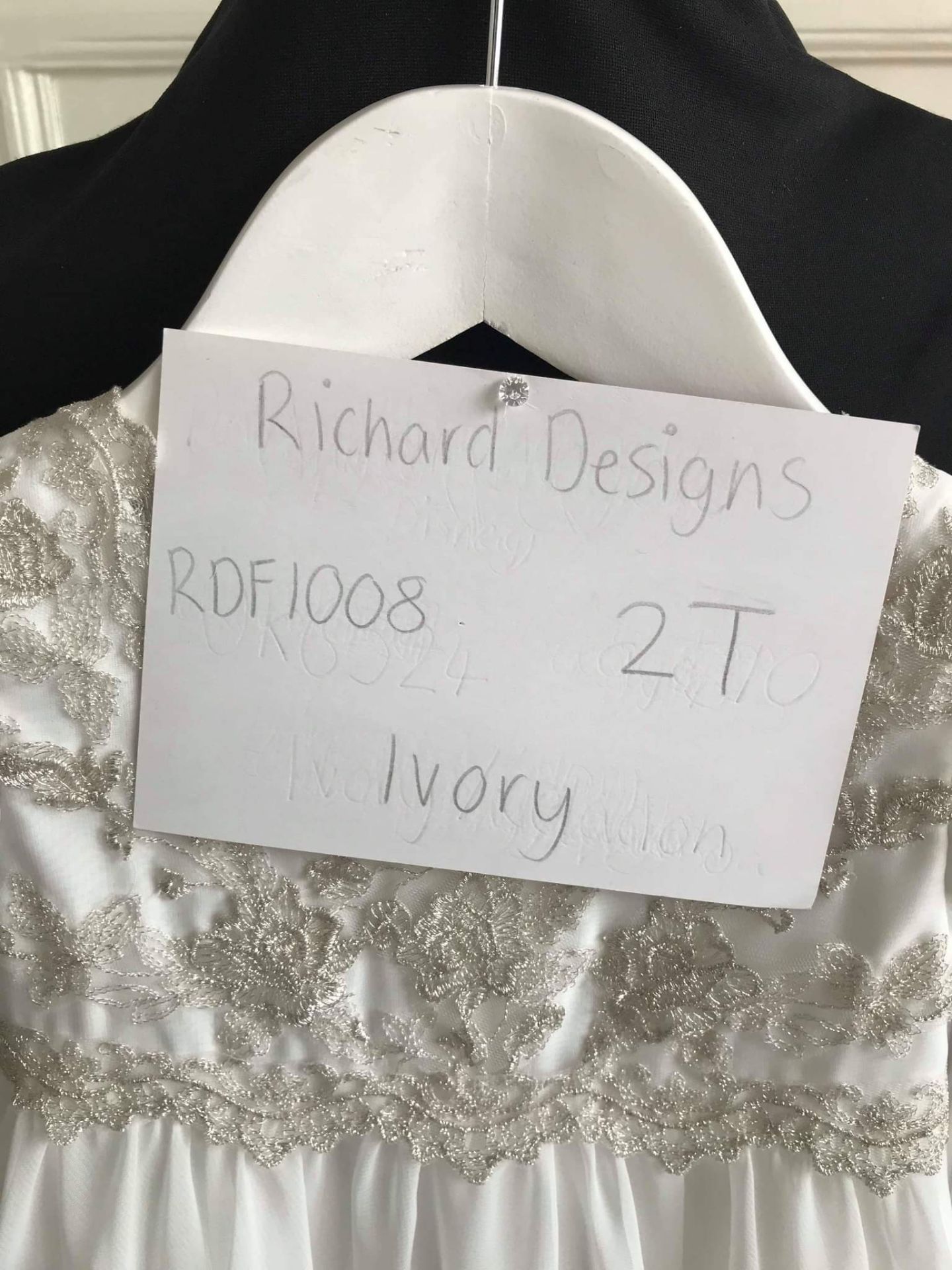 Richard Designs Flowergirl Dress Age 2 RRP £225