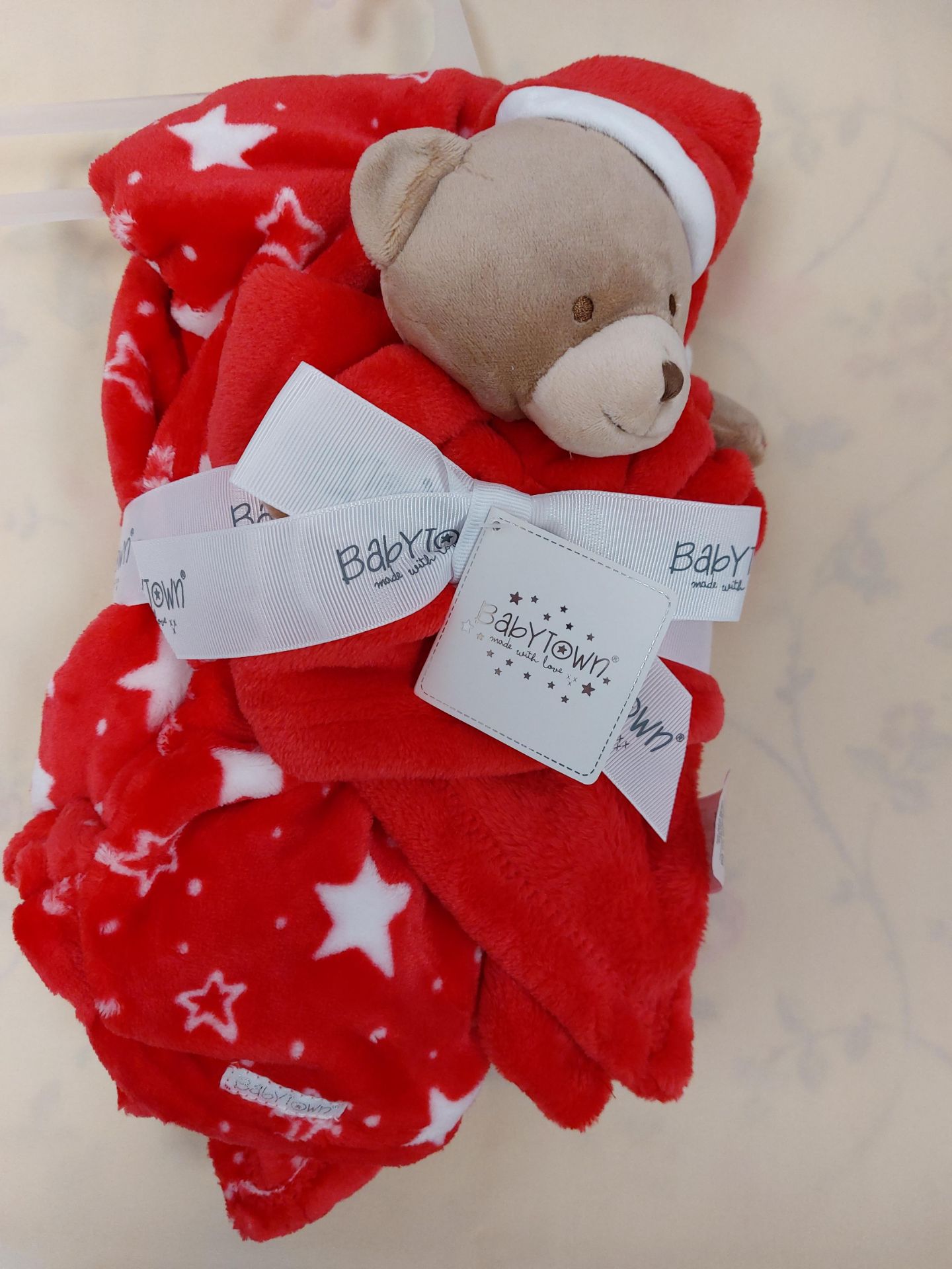 Baby Fleece and Comforter With Xmas Balloons - Image 2 of 8