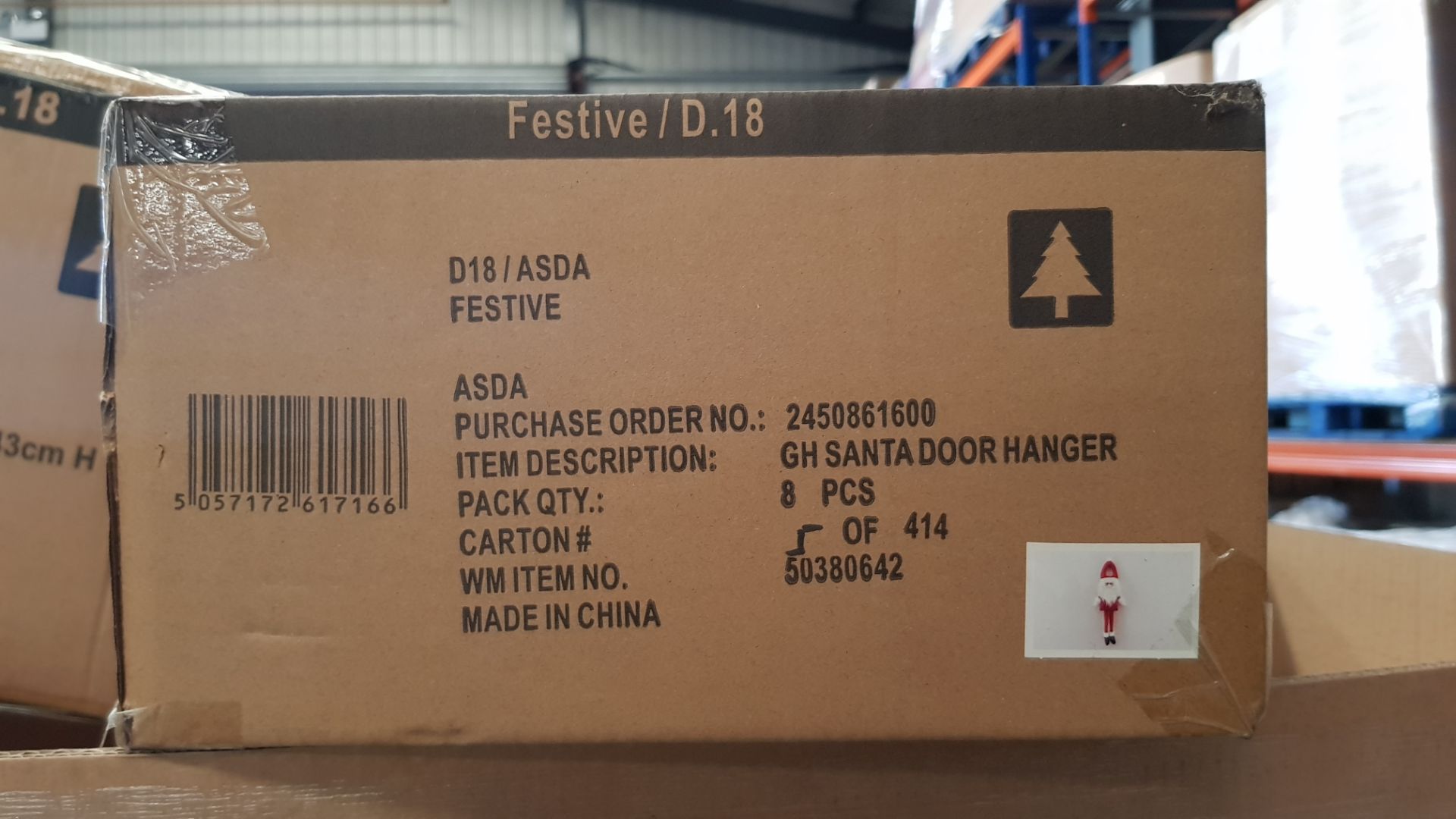 (R3) Trader’s Lot – Pallet Of Mixed Christmas Items. All Items Appear As New. To Include: 12 Pack S - Image 6 of 11