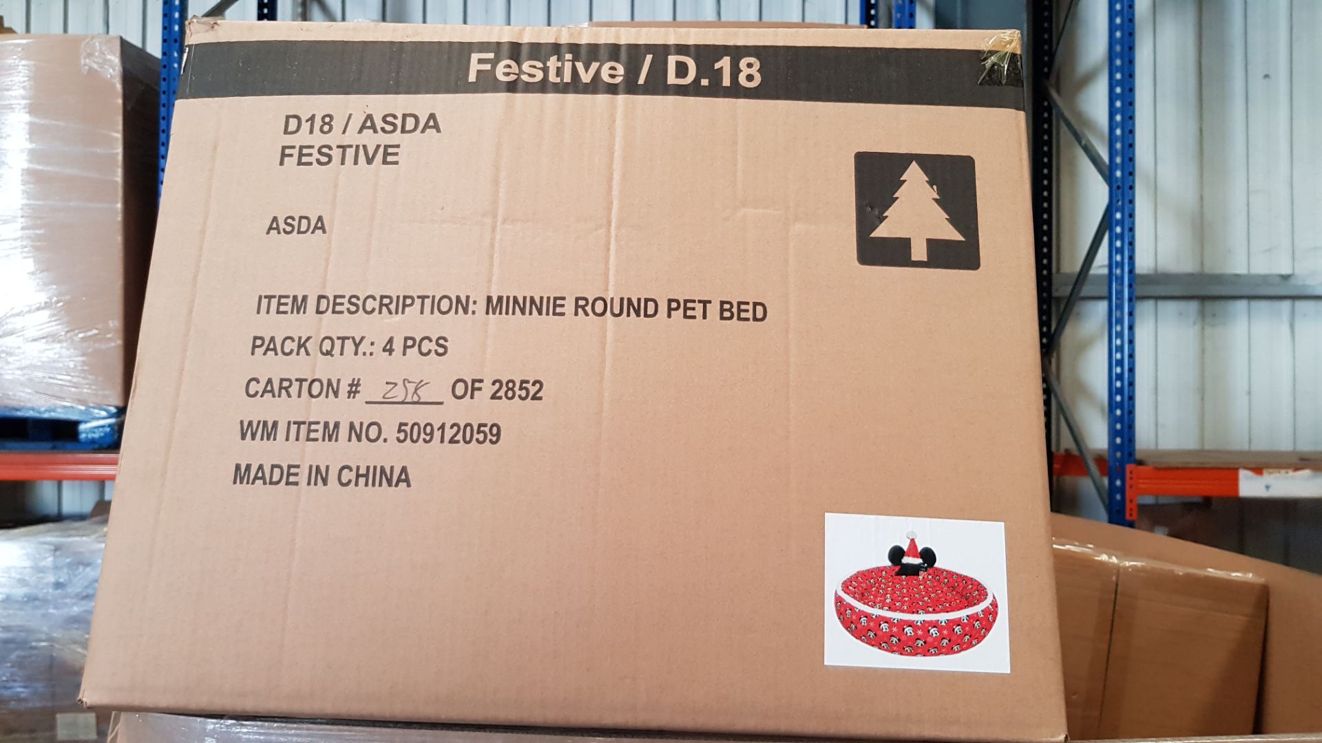 (R3) Trader’s Lot – Pallet Of Mixed Christmas Items. All Items Appear As New. To Include: 12 Pack S - Image 5 of 11
