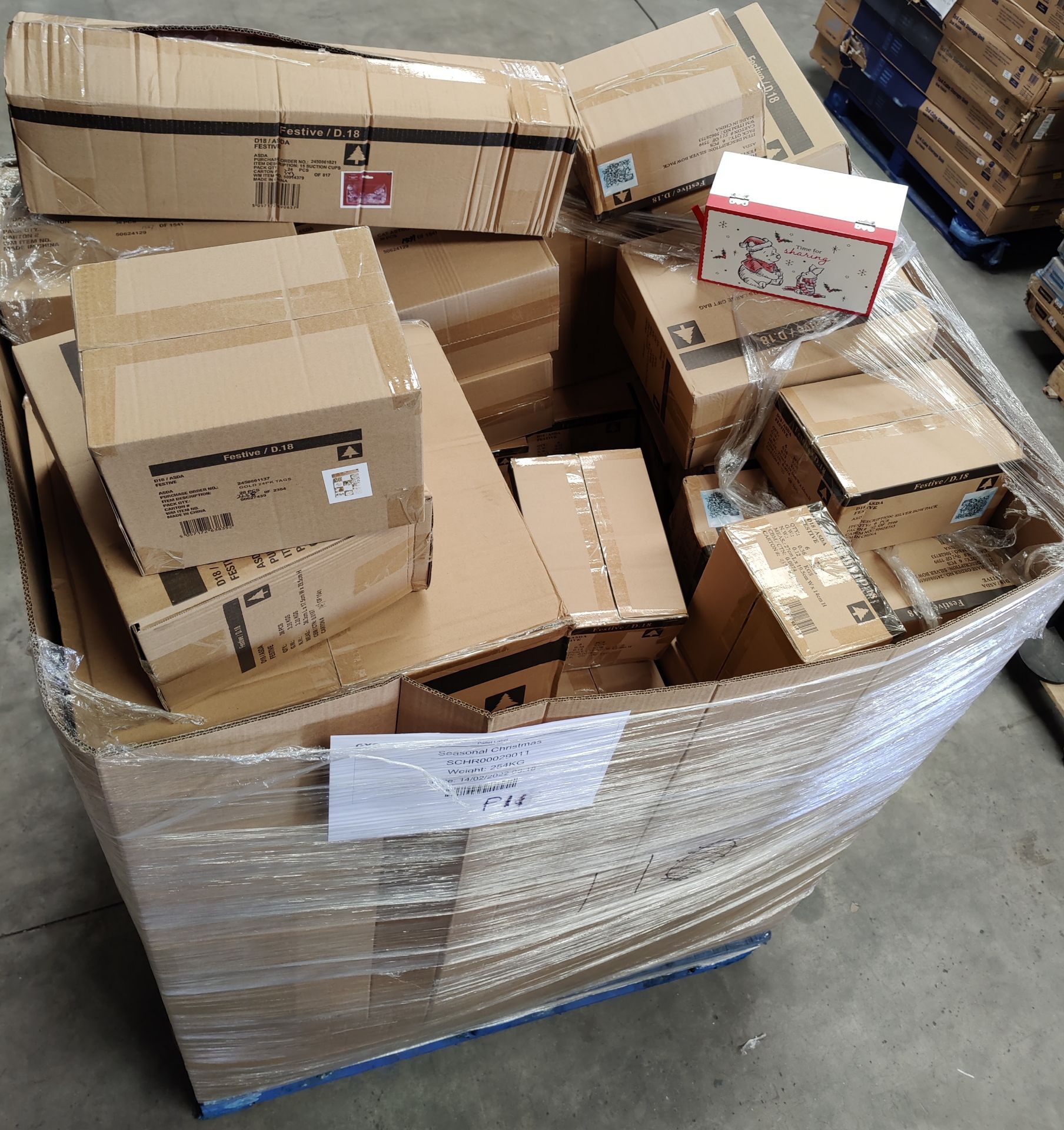 (R3) Trader’s Lot - Pallet Of Mixed Christmas Decorative Items. All Items Appear As New. To Include - Image 3 of 6