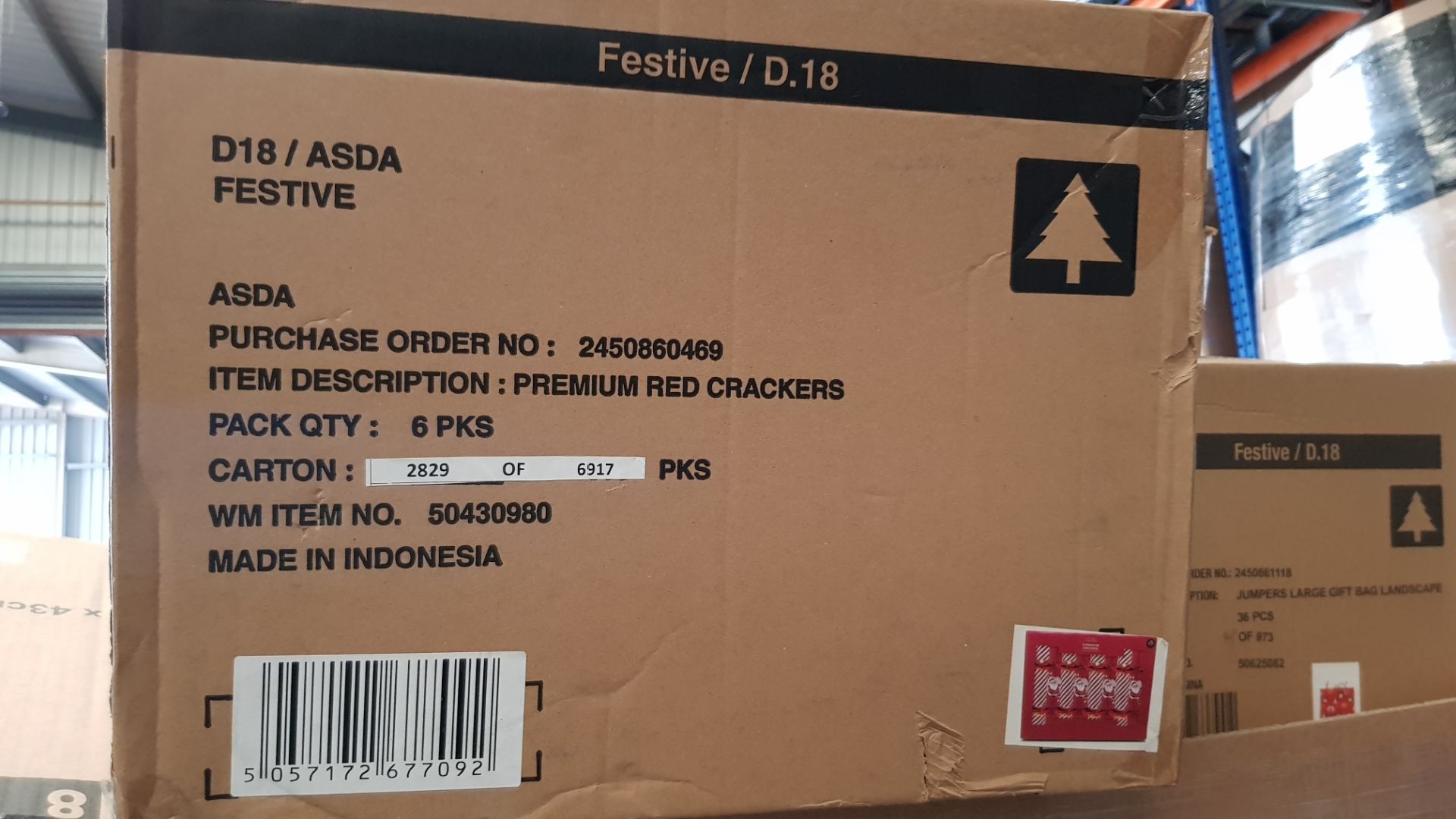 (R3) Trader’s Lot – Pallet Of Mixed Christmas Items. All Items Appear As New. To Include: 12 Pack S - Image 9 of 11