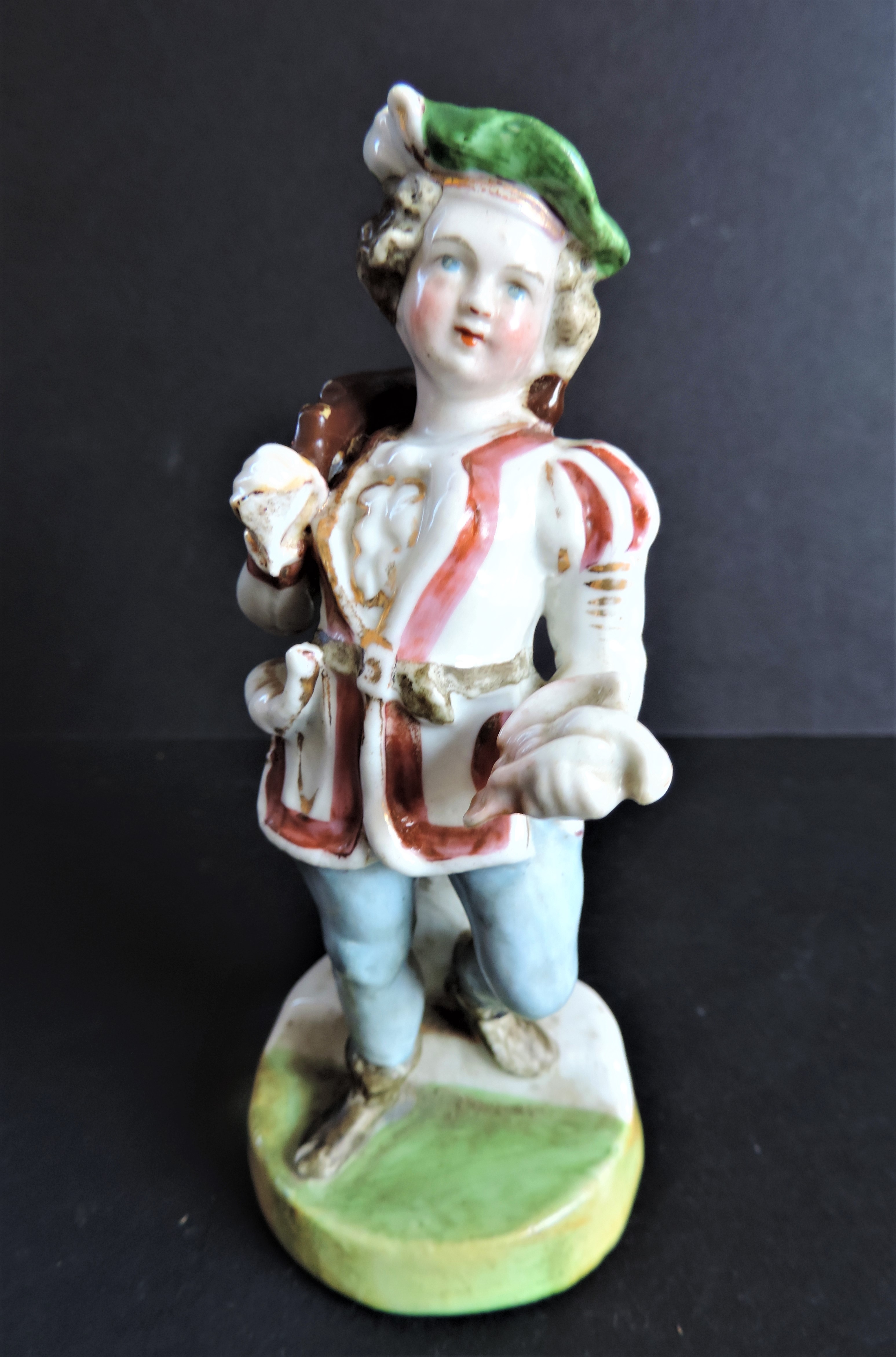 Antique Continental Porcelain Figurine - Image 4 of 5