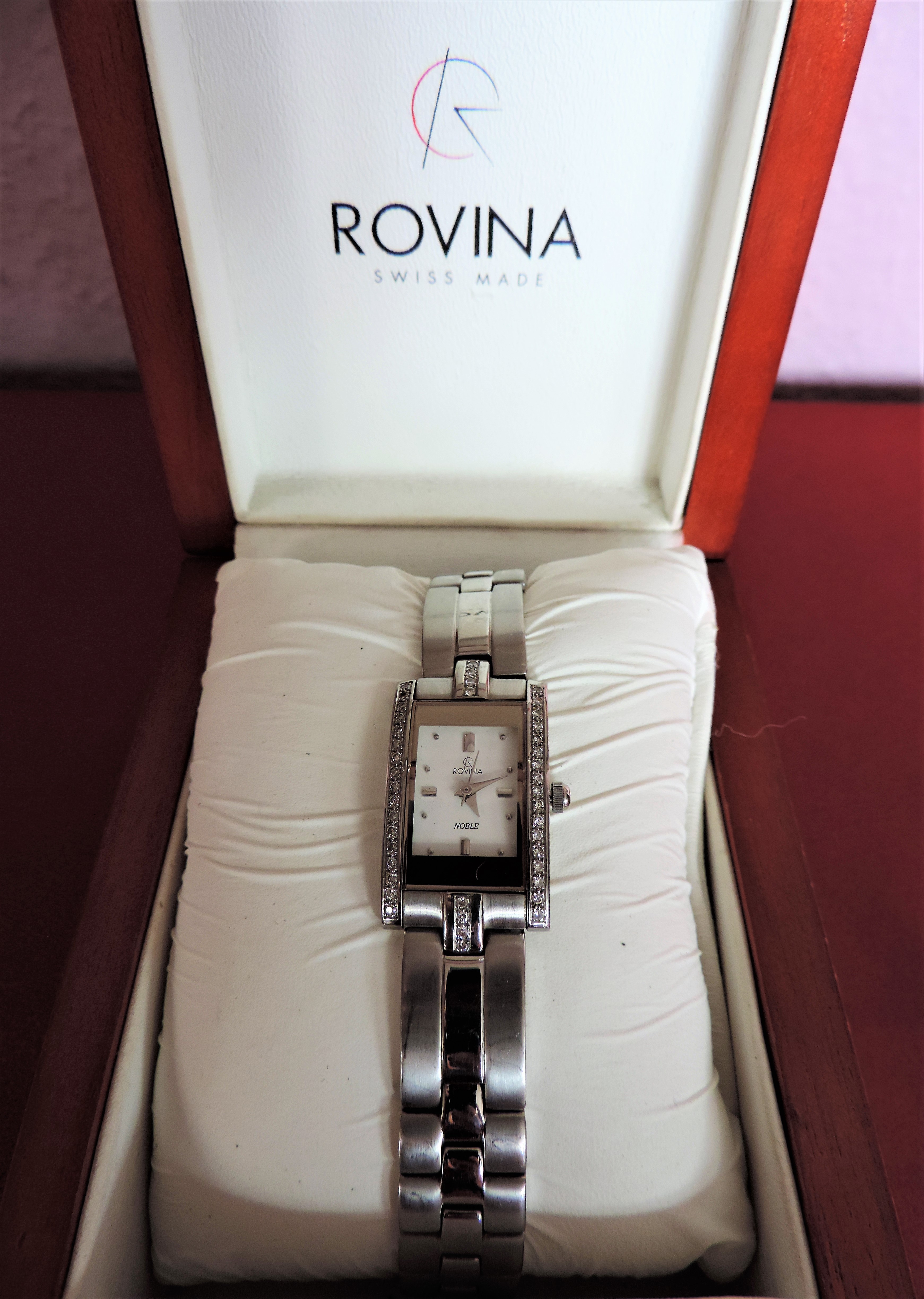 Ladies Swiss Rovina Diamond Watch - Image 4 of 4