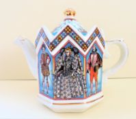 Sadler Porcelain Teapot Elizabeth I 'Spanish Armada'