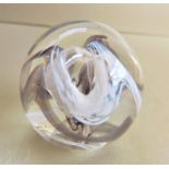 Caithness 'Moon Crystal' Paperweight