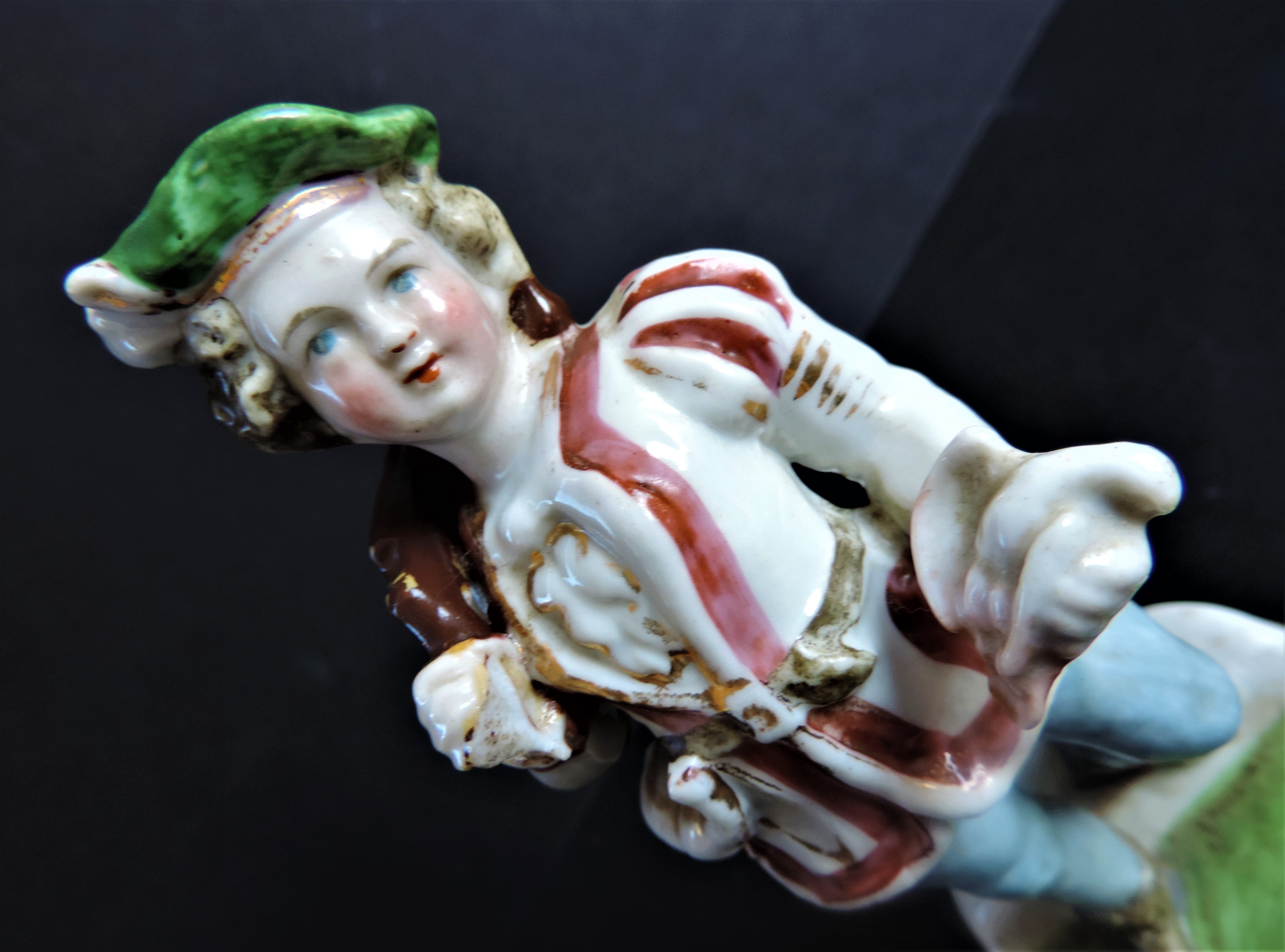 Antique Continental Porcelain Figurine - Image 3 of 5