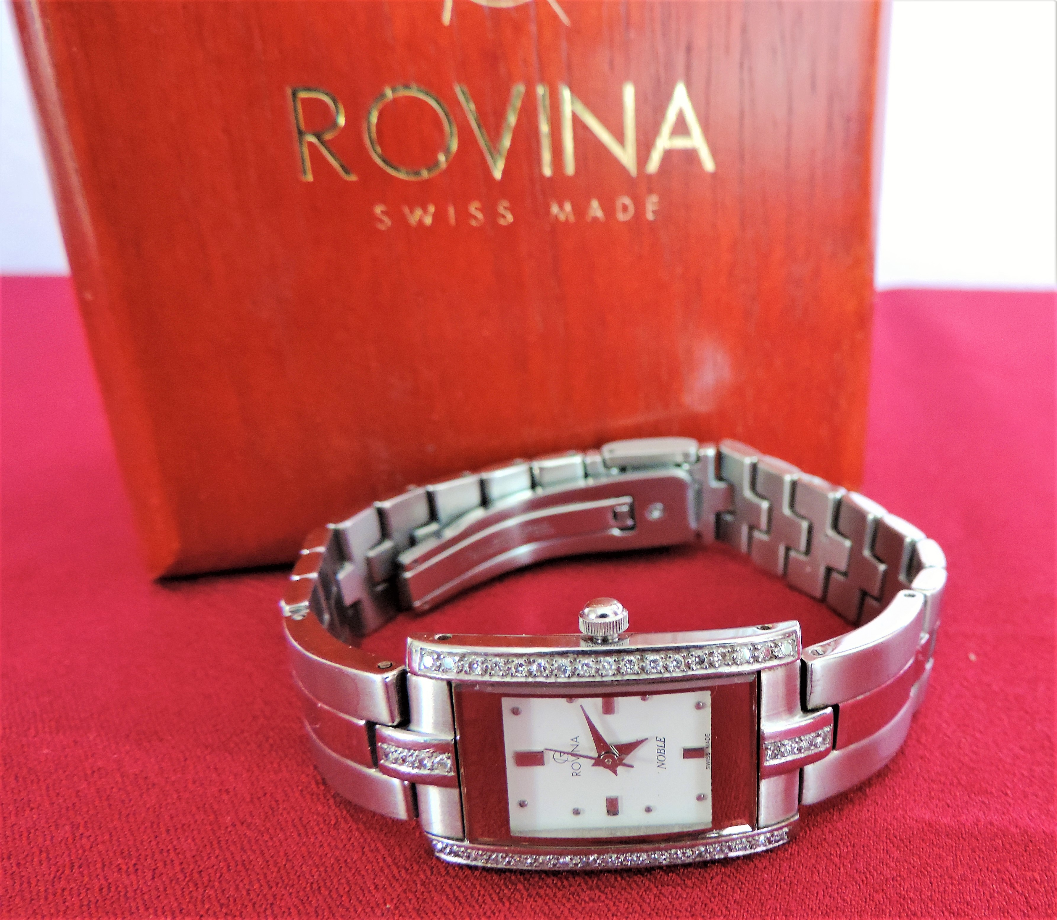 Ladies Swiss Rovina Diamond Watch