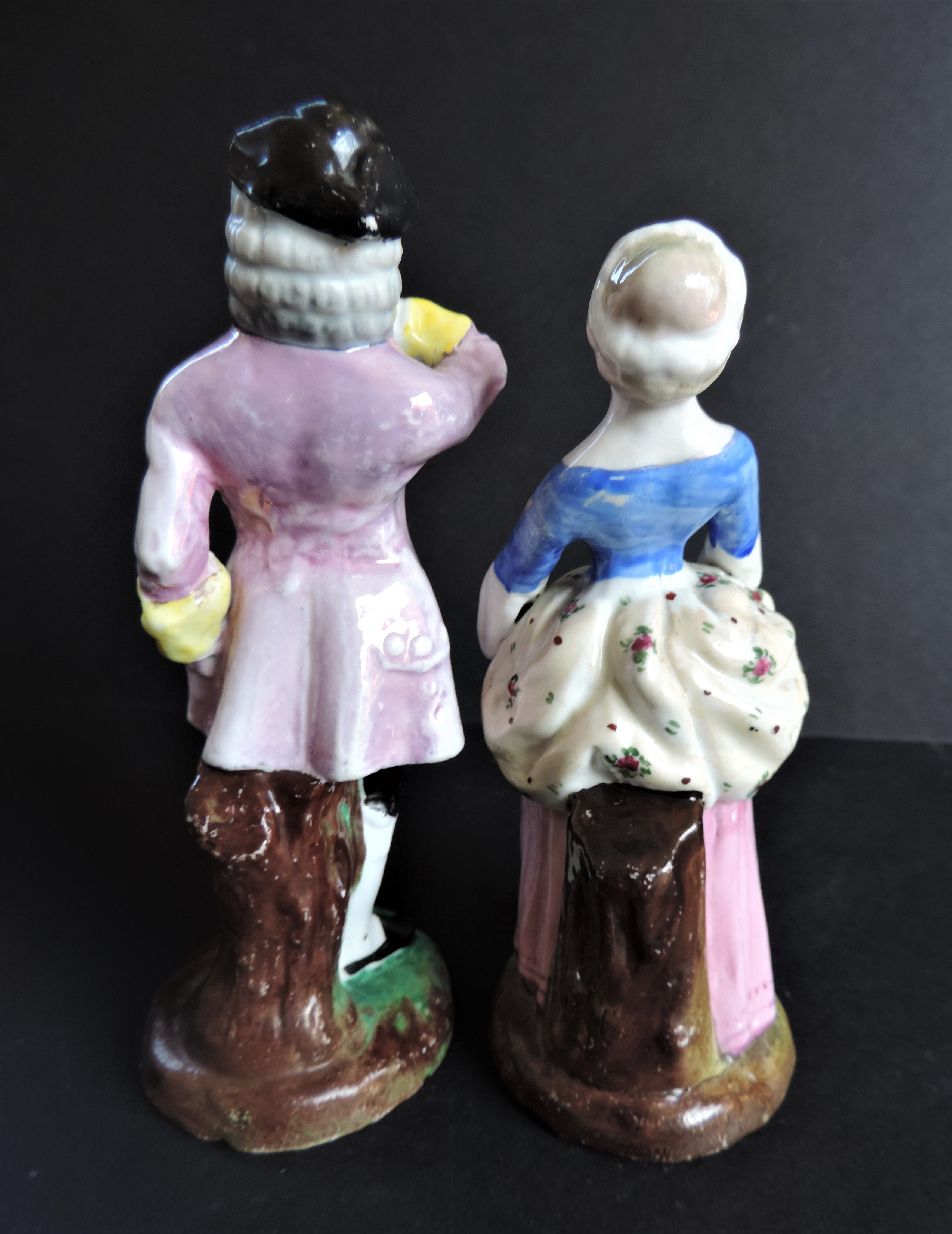 Pair of 18th Century Porcelain Figurines - Image 2 of 5