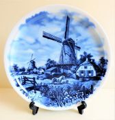 Vintage Delft Porcelain Ter Steege Hand Decorated Plate