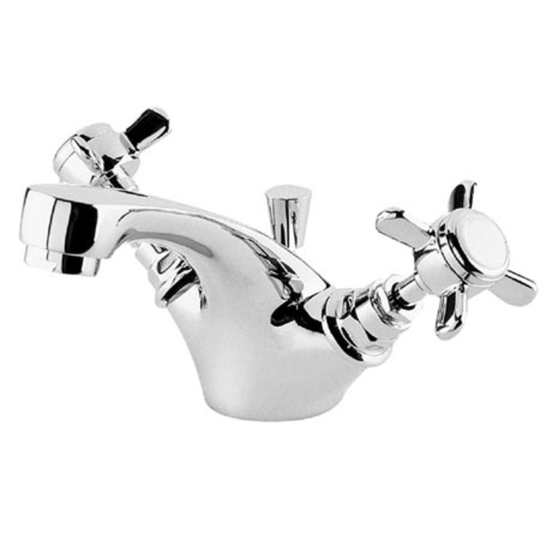 Rrp £195. Balmoral Tradiational Basin Mixer Tap With Pop Up Waste. Appears New Unused.