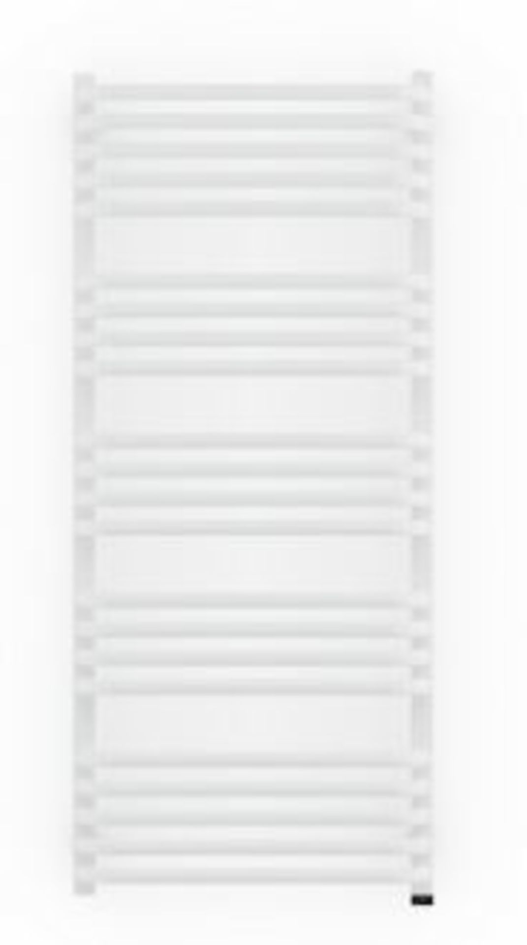 RRP £299. Terma Alex 600W Electric White Towel warmer Radiator. (H)1140mm (W)500mm. Appears New, Un