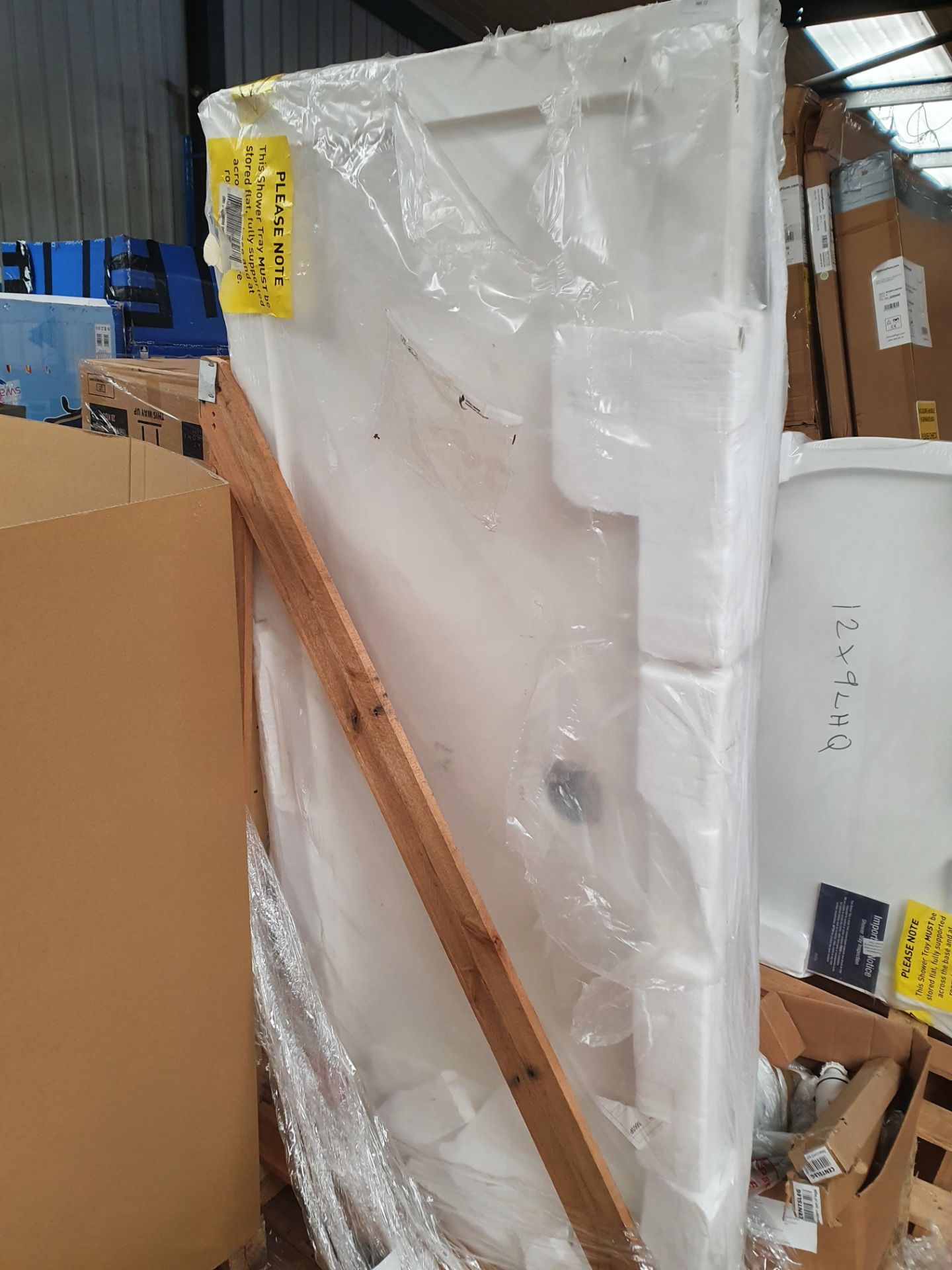 1700 x 700mm Large Walk in Shower Tray. Stone Resin. Appears New Unused. - Image 2 of 2