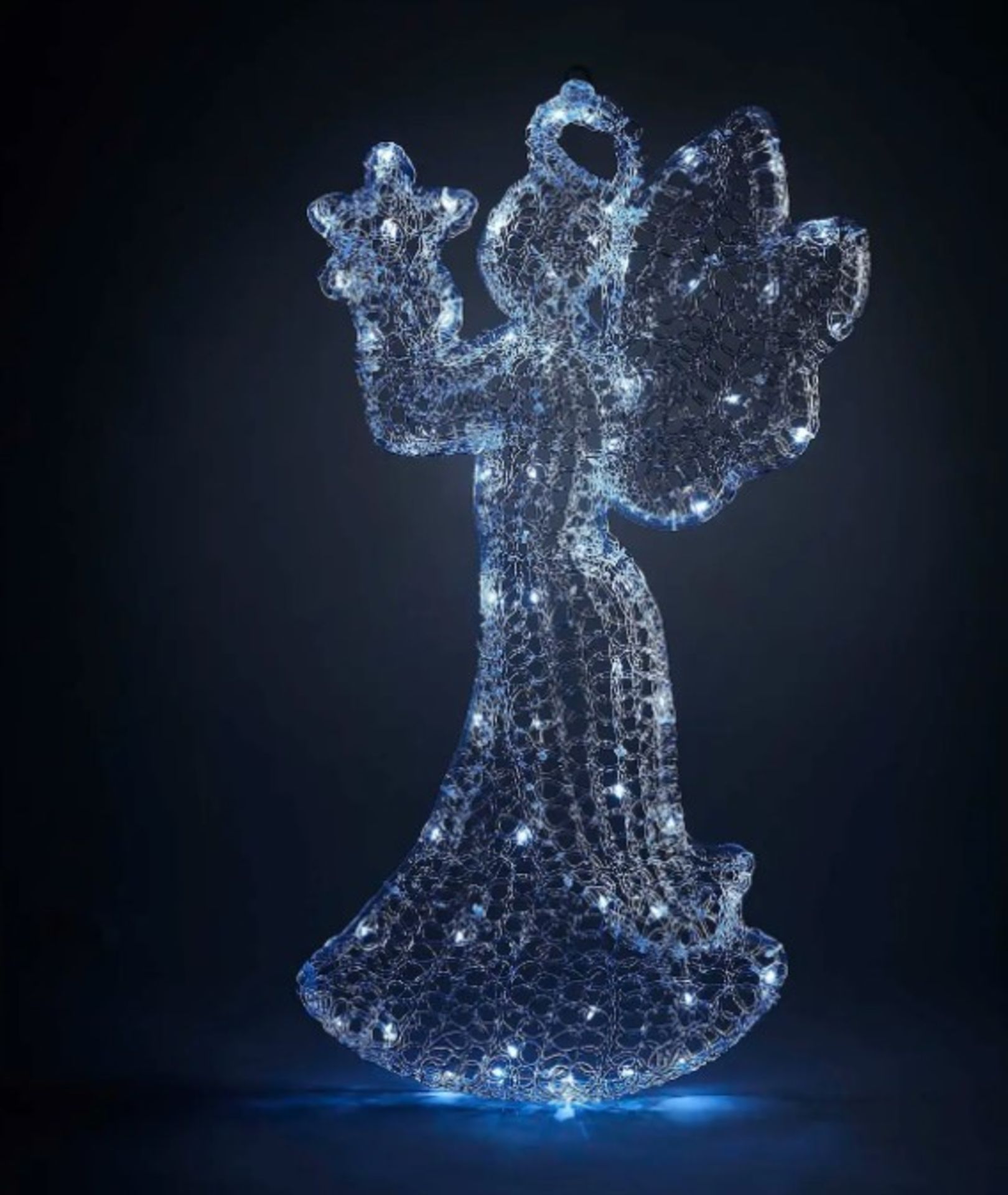 (9C) 8x Christmas / Lighting Items. 1x Reindeer Spun Acrylic Multicoloured LED Silhouette Outdoor R - Image 2 of 8