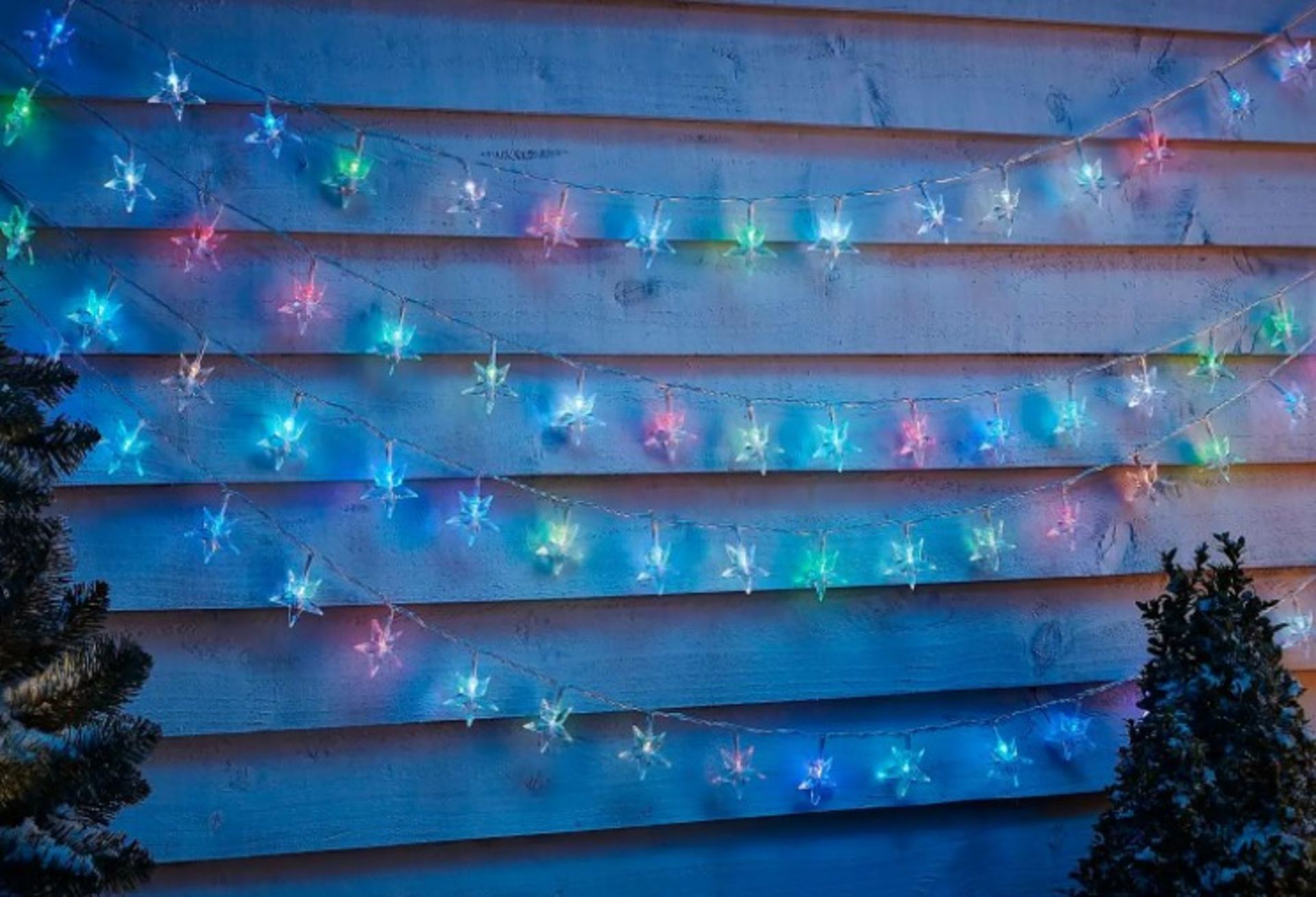 (9B) 16x Christmas / Winter Light Items To Include. 600 LED String Lights Bright White. 2x 240 Tim - Image 2 of 11