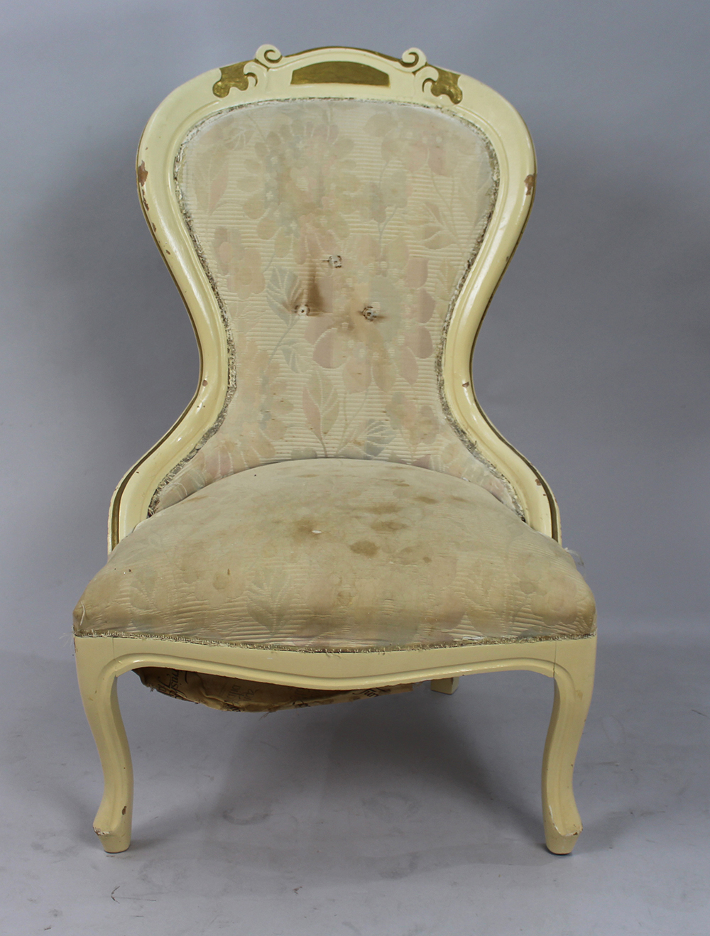 Continental Painted Salon Chair - Image 2 of 5