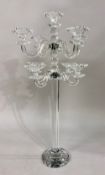 Large Crystal Table Candelabra