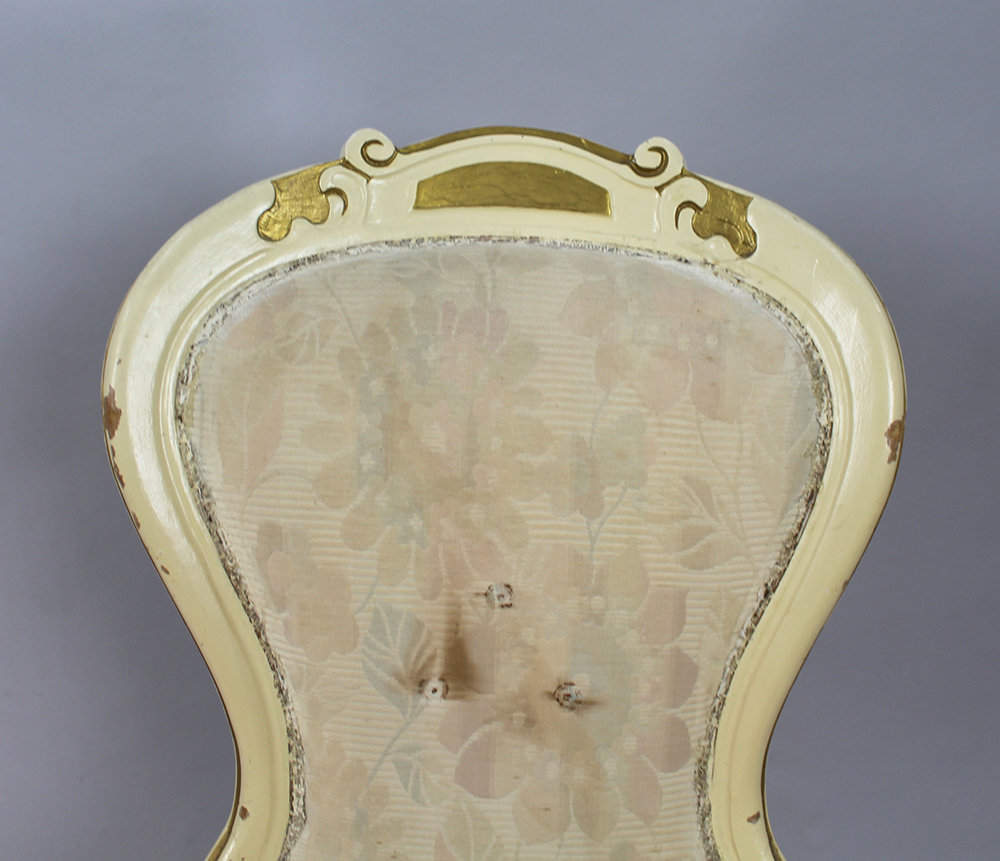 Continental Painted Salon Chair - Image 3 of 5