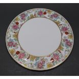 Royal Worcester Chinese Garden Cake Plate