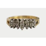 14 Stone Diamond Ring