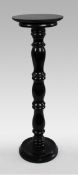 Early 20th c. Ebonized Wooden Pedestal