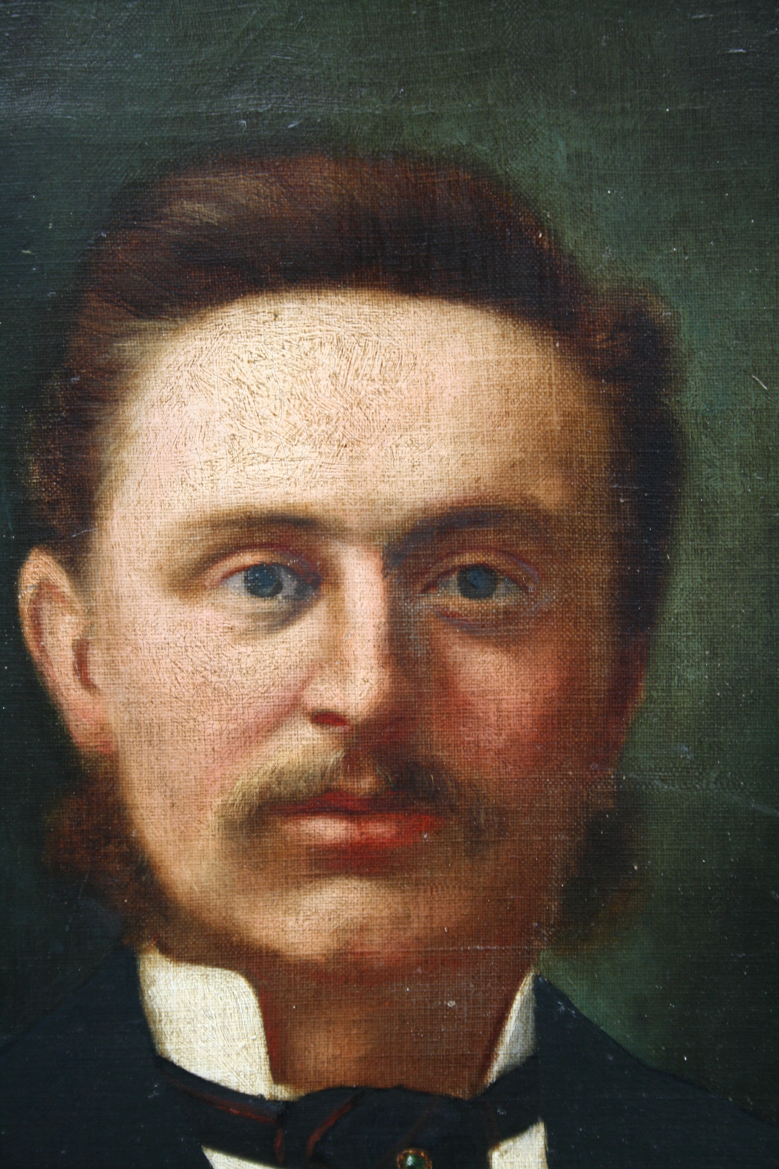 19th c. Portrait Oil on Canvas by George Harris (1855-1936) - Image 7 of 12