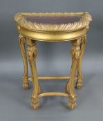 Victorian Carved Giltwood Bijouterie Cabinet