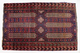 Antique Persian Rug 41 x 65 in