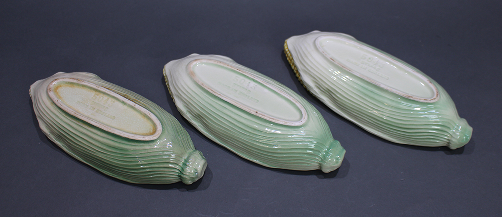 Set of 3 Early 20th c. Sylvac Sweetcorn Dishes Numbered 5043 - Image 3 of 3