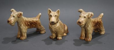 Set of 3 Sylvac Dogs