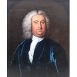 English 18th c. Portrait of a Gentleman Oil on Canvas