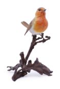 Albany Worcester County Birds Porcelain & Bronze Robin