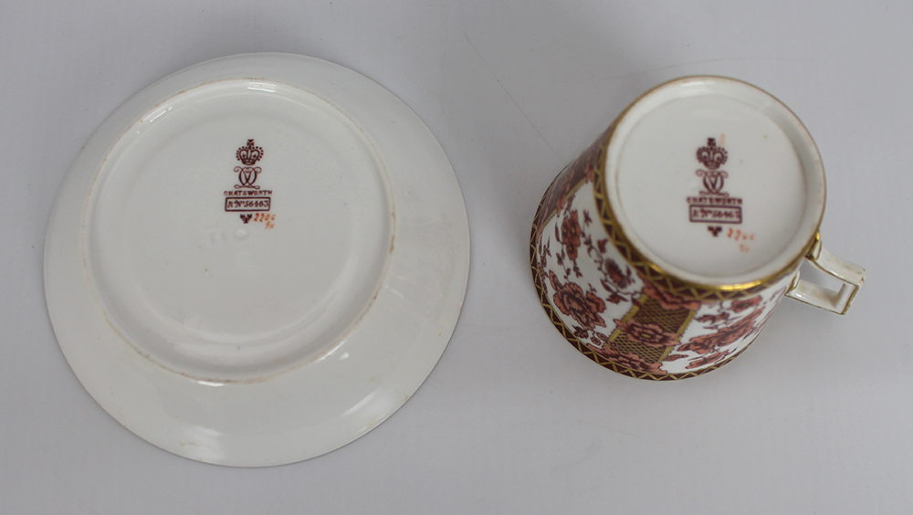 Royal Crown Derby Chatsworth Tea Cup & Saucer - Image 5 of 5