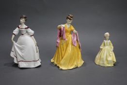 Set of 3 Royal Worcester Figurines Coming of Age