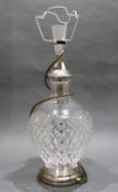 Large Crystal Table Lamp
