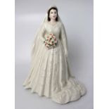 Royal Worcester Elizabeth II Wedding Figurine