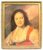 "The Bohemian Frans Hals Print Set in Gilt Frame