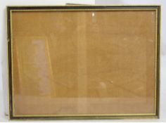 Hogarth Style Ebonized & Gilt Glazed Frame