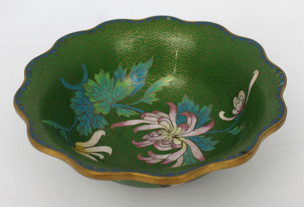 Chinese Cloisonne Enamel Bowl