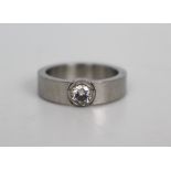 CZ Stainless Steel Ring