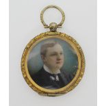 Fine Miniature Portrait by Hélène Faure (1878-1932)