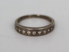 Diamond Style CZ Silver Ring