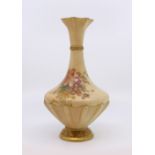 Edwardian Royal Worcester Blush Pattern 1538 Vase 1904