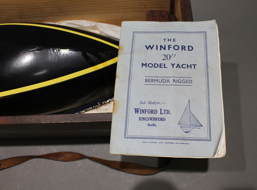 Early 20th c. Winford Pond Yacht c.1920 - Image 10 of 12