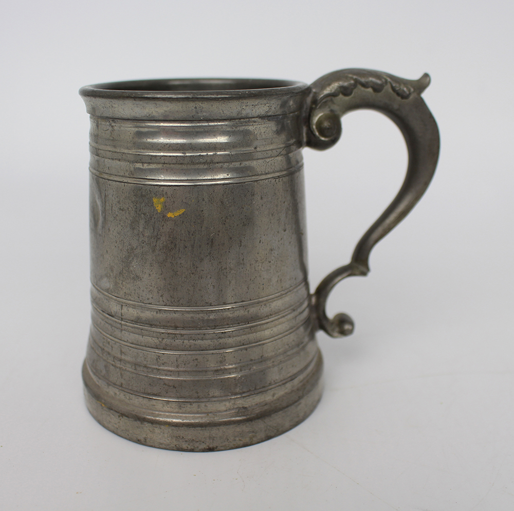 Pewter Tankard with Glass Bottom - Image 2 of 3