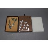Contemporary Boxed Necklace & Earring Set