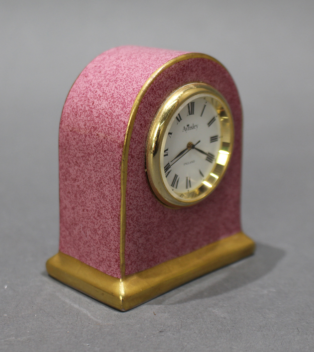 Small Aynsley Senator Porcelain Mantle Clock - Image 2 of 5